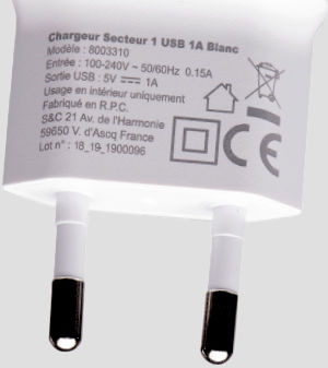 Chargeur Secteur Universel 120W avec 8 embouts 12 à 24V IT-120W LinQ Noir -  Chargeurs USB - Chargeurs - Connectiques Smartphone - Matériel Informatique  High Tech