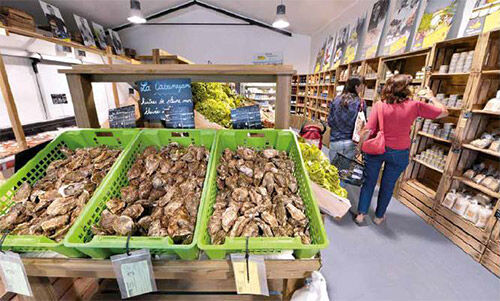 Le magasin La Ferme des Producteurs Ré-Unis vend des aliments produits sur l'île de Ré ou dans un rayon de 100 km environ. La Ferme des Producteurs Ré-Unis