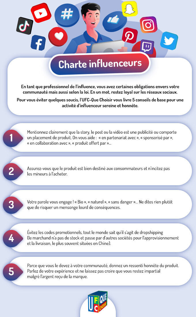 Charte influenceurs