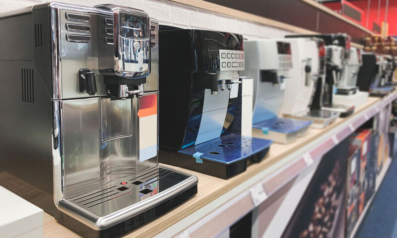 Machines à expresso et cafetières : latte, cappuccino, etc.