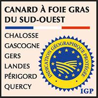 Logo IGP Canard à foie gras du sud-ouest Logo IGP Canard à foie gras du sud-ouest