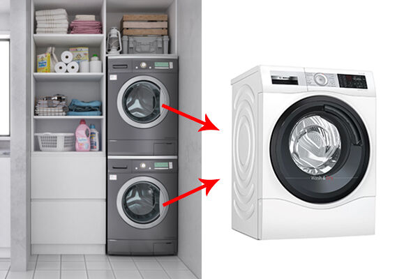 Mini lave-linge, Machine à laver Avec sèche linge offert