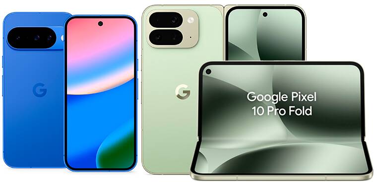 Le Pixel 10 et le Pixel 10 Pro Fold. guide achat smartphone 2026 Pixel10 Pixel 10 Pro Fold