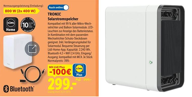 Batterie domestique Lidl Stockage d’électricité - Comment choisir sa batterie domestique
