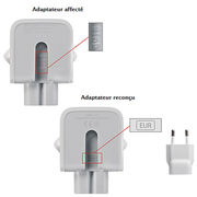 Adaptateur secteur Apple avec prise secteur murale