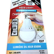 Ampoule LED de secours avec batterie Deco-Light