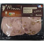 Assortiment de charcuteries alsaciennes Auchan