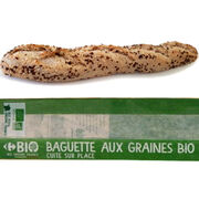 Baguette aux graines Carrefour bio