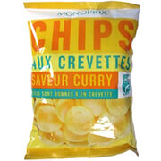 Chips aux crevettes saveur curry Monoprix