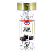 Chocolate silver pearls Dr Oetker