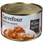 Confit de canard 4 cuisses Carrefour