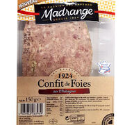 Confit de foies aux châtaignes Madrange
