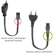 Cordon d’alimentation Surface Pro, Surface Pro 2 et Surface Pro 3