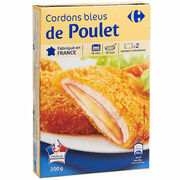 Cordons bleus de poulet Carrefour