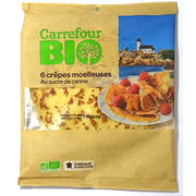 Crêpes moelleuses à la vanille Carrefour Bio