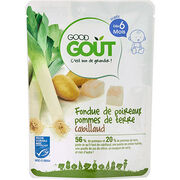 Fondue de poireaux pommes de terre cabillaud Good Goût