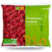 Framboises entières bio Picard
