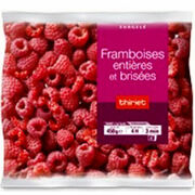 Framboises entières et brisées Thiriet