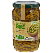 Haricots verts extra fins Carrefour bio