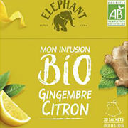 Infusion Éléphant bio gingembre citron