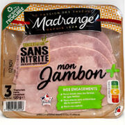 Jambon cuit supérieur Madrange (Intermarché)