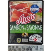 Jambon de Bayonne Aoste "Les fines et fondantes"