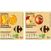 Jus de fruit bio Carrefour