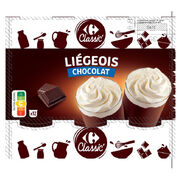 Liégeois chocolat Carrefour Classic