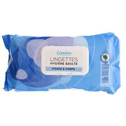 Lingettes Hygiène adulte Casino
