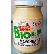 Mayonnaise bio à la moutarde de Dijon Bouton d’Or