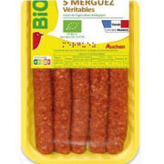 Merguez bio Auchan