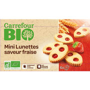 Mini lunettes saveur fraise Carrefour bio