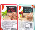 Mousse de foie de porc et Mousse de canard au Porto Auchan