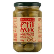 Olives vertes entières Monoprix P'tit Prix