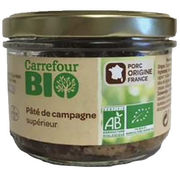 Pâté de campagne supérieur Carrefour bio
