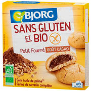 Petit Fourré goût cacao sans gluten Bjorg