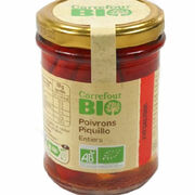 Poivrons Piquillo entiers Carrefour Bio