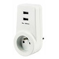 Prise 16 A avec 2 ports USB Chacon Leroy Merlin