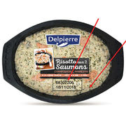 Risotto saumon champignon Delpierre