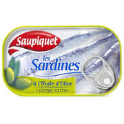 Sardines Saupiquet à l'huile d'olive vierge extra