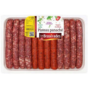 Saucisses et merguez Plateau panaché Les Brasérades