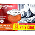 Saumon fumé Delpeyrat Carrefour