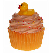 Savon cupcake avec canard décoratif