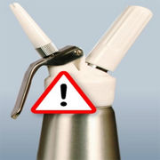 Siphons à chantilly à tête en plastique