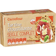 Tartine croustillante seigle complet Carrefour